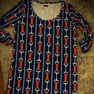 Women’s Mud pie dress Small chains print S Mudpie